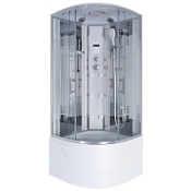 Душевая кабина Niagara Ultra 100x100x220 стекло прозрачное с рисунком/профиль хром