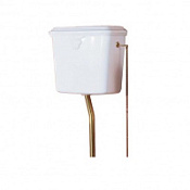 Бачок для унитаза Azzurra Jubilaeum JUCSAL000000BI/(JUB400/C bi) на высокой трубе, белый