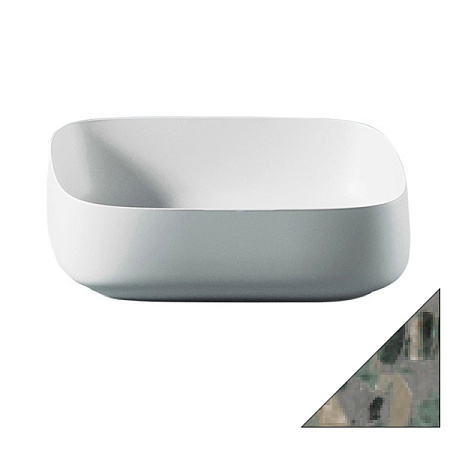 Раковина ArtCeram Cognac COL009 88;00 56х41 terrazzo scuro