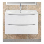 Тумба под раковину BelBagno Acqua ACQUA-900-2C-SO-BL 90 подвесная, Bianco Lucido