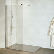 Душевая перегородка RGW Walk In WA-002B 110x195 прозрачное/черный