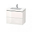 Тумба с раковиной Duravit L-Cube LC6937O2222 80 два ящика, белый глянцевый