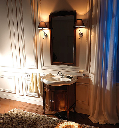 Раковина Kerasan Retro 104601*1 69 с 1 отверстием под смеситель, белый