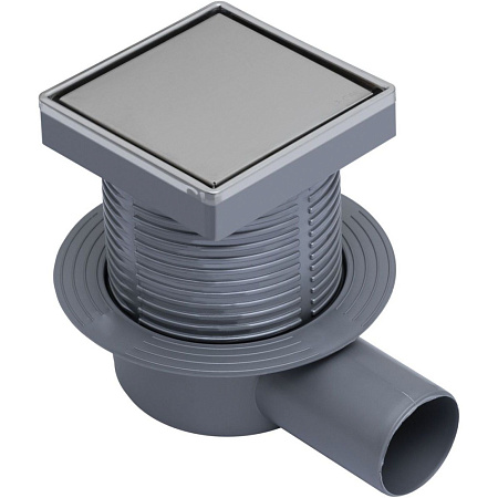 Душевой трап Logan L006-100 10х10 нержавеющая сталь