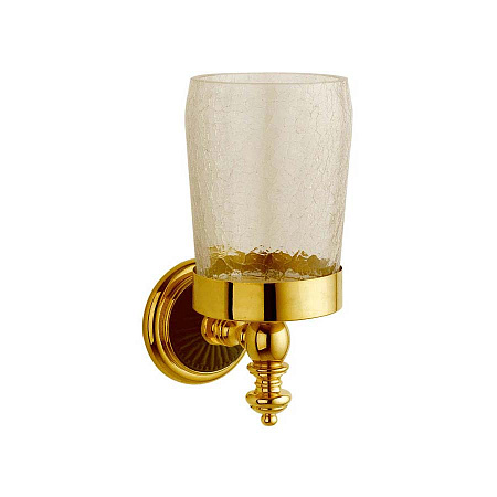 Стакан Boheme Palazzo 10154 для зубных щеток, золото