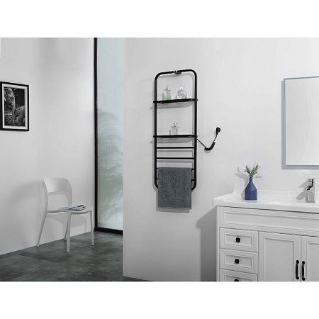 Полотенцесушитель электрический Black & White Universe N-337B 1000x400 черный матовый