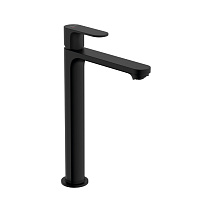 Смеситель Hansgrohe Rebris S 72580670 для раковины, со сливным гарнитуром, черный матовый