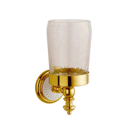 Стакан Boheme Palazzo 10104 для зубных щеток, золото