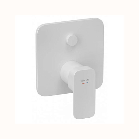 Смеситель для ванны и душа Kludi Renon 427595375 белый матовый
