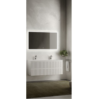 Мебель для ванной Sancos Snob R 120 SNR120W два смесителя, Bianco