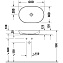 Раковина Duravit D-Neo 2372600070 60x40 белый  - фото 2