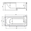 Акриловая ванна Timo Roha ROHA1770 170х70 без гидромассажа - фото 3