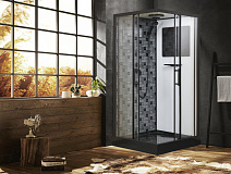 Душевая кабина Esbano ES-90 CKR чёрный