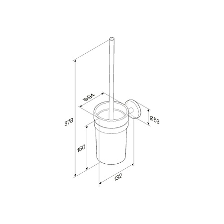 Ершик Am.Pm X-Joy A85A33322 черный