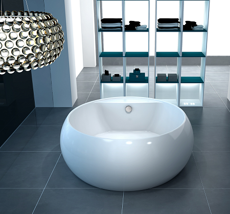 Акриловая ванна BelBagno BB30-1550 155x155 белый