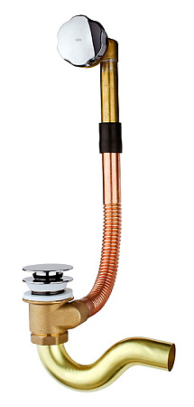 Слив-перелив Timo 8004/00 для ванны, хром