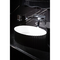 Раковина Armadi Art Canale 878-B рифленая, черный