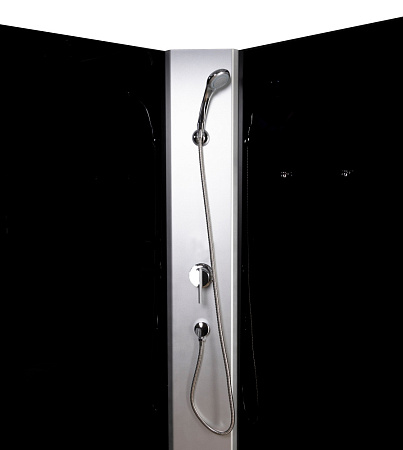 Душевая кабина Niagara Eco E100/80/40L/TN/BK 100x80x195 L стекло тонированное/профиль серебро