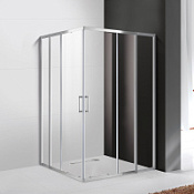 Душевой уголок Cezares Molveno MOLVENO-AH-22-130/120-C-Cr-IV 130x120x195 прозрачное/хром