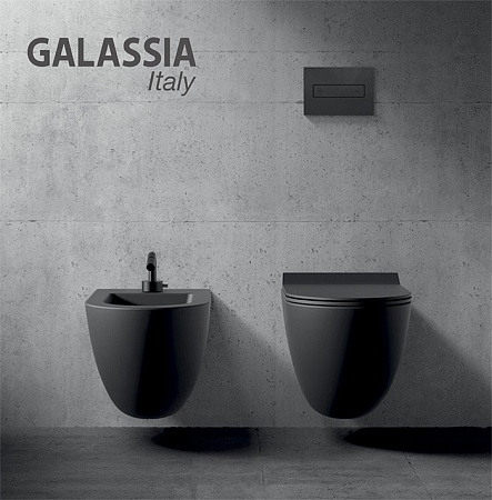 Унитаз подвесной Galassia Dream 7317NEMT черный матовый