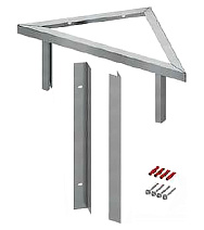 Комплект крепления для инсталляций Tece TECEprofil 9380004 для монтажа в углу