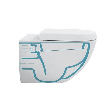 Унитаз подвесной Villeroy & Boch Subway 2.0 Plus 5614A1R1 альпийский белый CeramicPlus