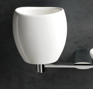 Стакан Stil Haus Aria AR10(08-BI) хром/белый