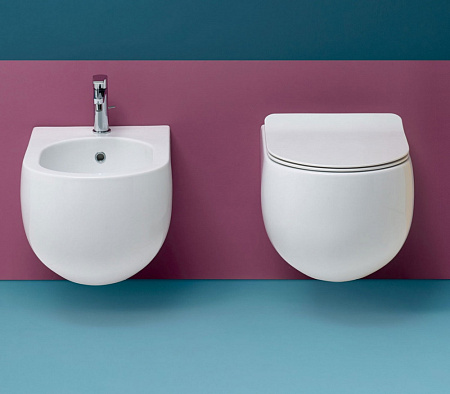 Унитаз подвесной Kerasan Flo 311101 безободковый, белый