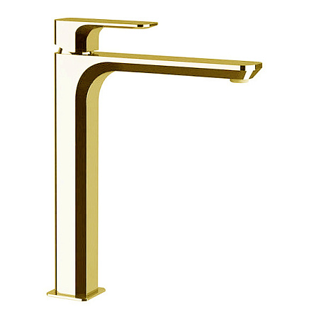 Смеситель Daniel Tiara TA607-DP для раковины, золото матовое