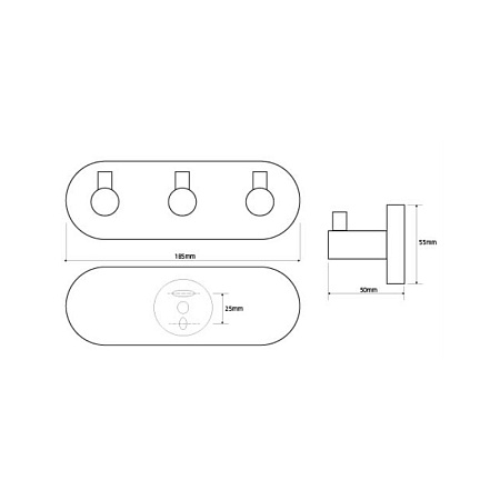 Крючок Bemeta Omega 104405232 тройной
