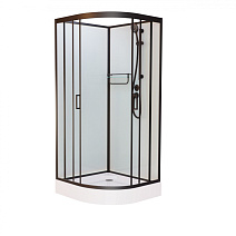 Душевая кабина Frank F410 Black 110*110 без крыши, черный Душевая кабина Frank F410 Black 110*110 без крыши, черный