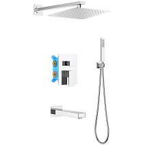 Душевой комплект Aquatek Либра AQ1673CR хром Душевой комплект Aquatek Либра AQ1673CR хром