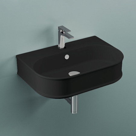 Раковина ArtCeram Atelier ATL003 17;00 65х45 черный матовый