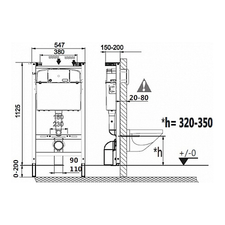 Комплект Roca Debba Round Pack 893104980 унитаз подвесной + инсталляция + сиденье