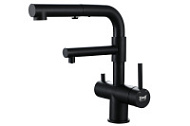 Смеситель Zorg Inox SZR-3216 GRAFIT для кухонной мойки/для фильтра, графит