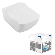 Унитаз подвесной Villeroy & Boch Venticello 4611RSR1 альпийский белый CeramicPlus