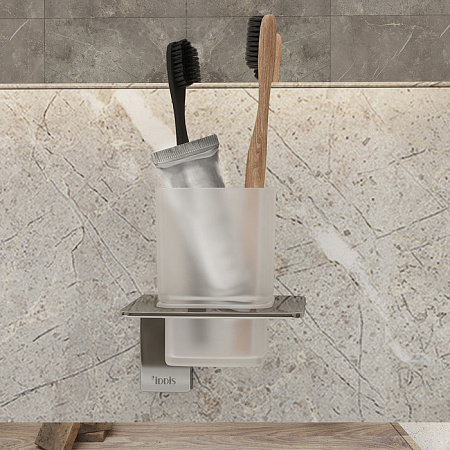 Держатель для стаканов IDDIS Slide SLISCG1i45 хром