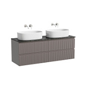 Тумба с раковиной и столешницей Sancos Snob T 140 SNT70SM+TT140A1 Doha Soft/Black Sky