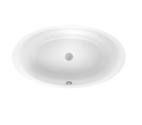 Ванна стальная Bette Eve Oval 6043-000 PLUS 180x100 BetteGlasur ® Plus, белый глянцевый