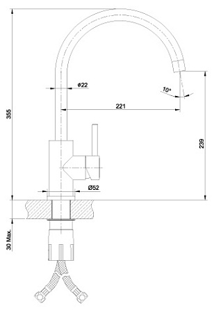 Смеситель Lemark Expert LM5078S для раковины