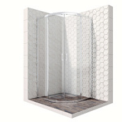 Душевой уголок Ambassador Kingston 14011104 90 хром