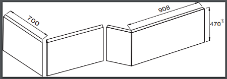 Экран Jacob Delafon Bain Douche E6D135-00