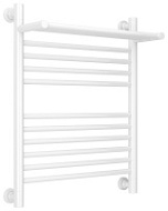 Полотенцесушитель водяной Сунержа Богема+ с 1 полкой 12-0223-6050 600x500 белый