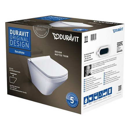 Унитаз подвесной Duravit DuraStyle 45520900A1 микролифт