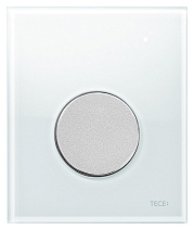Кнопка смыва Tece Loop Urinal 9242659 белое стекло, кнопка хром матовый