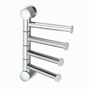 Полотенцедержатель WasserKRAFT K-1054 рога, хром