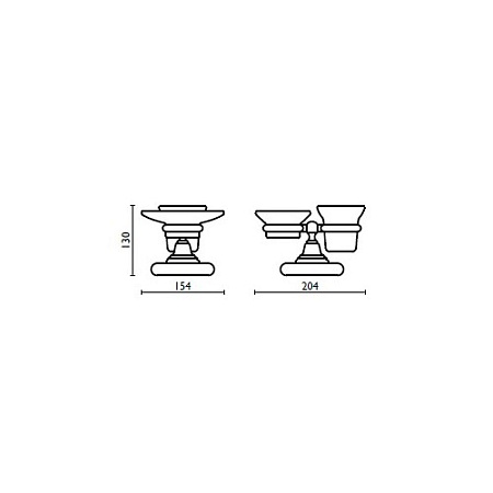 Мыльница Bagno & Associati Canova CA77252 ORO