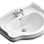 Раковина Kerasan Retro 104601*1 69 с 1 отверстием под смеситель, белый