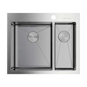 Кухонная мойка Omoikiri Akisame 60-2-IN-L 60х51 нержавеющая сталь