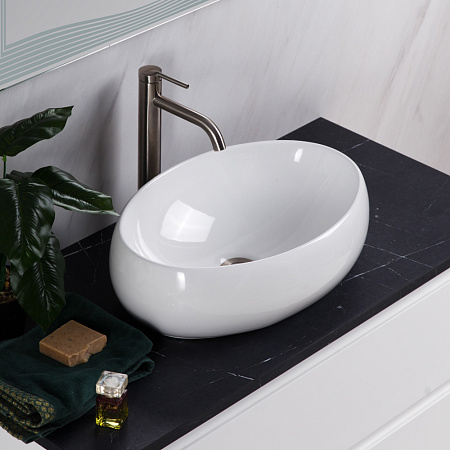 Раковина накладная BelBagno BB1085 48x34x15 белый